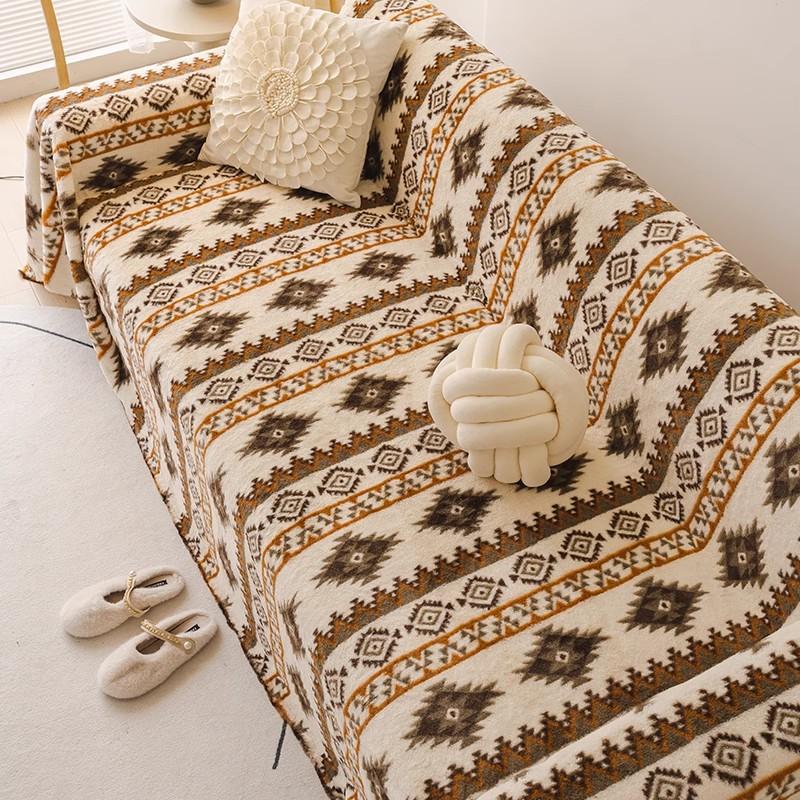 Herbst Winter Camping Picknick Sofabezug Böhmen Funda Sofa Ethnischer Stil Sofabezüge Matten Überwürfe
