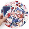 50 Sheets Flower Bookmark & DIY Art Stickers - Waterproof & Creative Designs