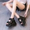 Fashion High Heels Sandals Women Shoes New Summer Wedges Height Increasing Ladies Sandal Platform Chunky Shoes Sandalias Mujer