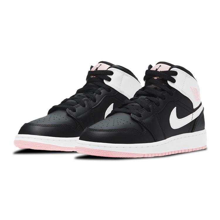 Jordan 1 Mid 'Arctic Pink Black' GS 555112-061