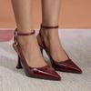 Summer Women Sandals Fashion Pointed Toe Shoes Ladies Outdoor Elegant High Heels Stripper Sandals Designer Luxury Sandals