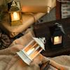 Creative Mini Square Night Lights Flameless Outdoor Hanging Small Lanterns  Bedroom