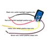 1PC Modified LED Fog Light Power On Off Spotlight Switch Button Suitable for Ford Transit
