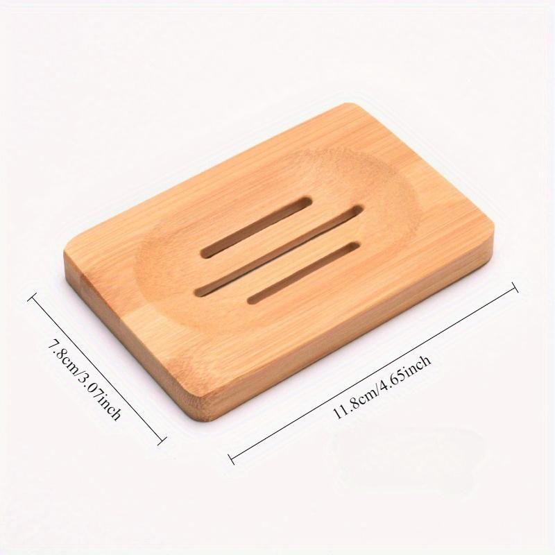 

1 шт. деревянная мыльница для ванной комнаты, сливная мыльница, держатель для мыла для душа, кухонные принадлежности, бамбуковый контейнер