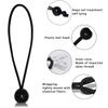 10pcs Bungee Ball Tarps Canvas Tarpaulin Flagpole Ties Cord Ends Elastic Rope Lace Fixed Boat Pole Camping Tent Accessories