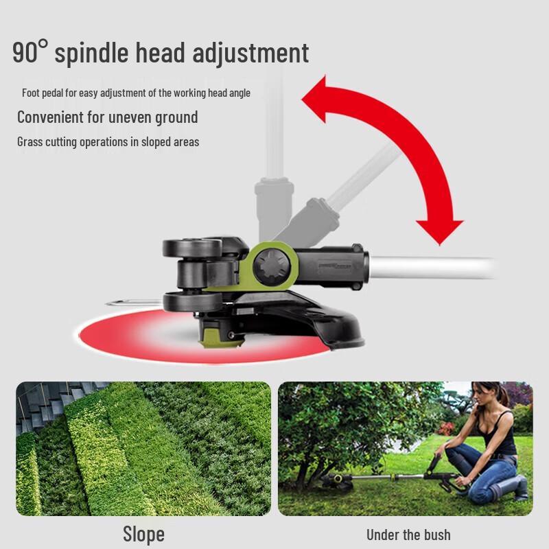 WORX 20V Cordless Lawn Mower WD163 CN Plug (adapter Included)