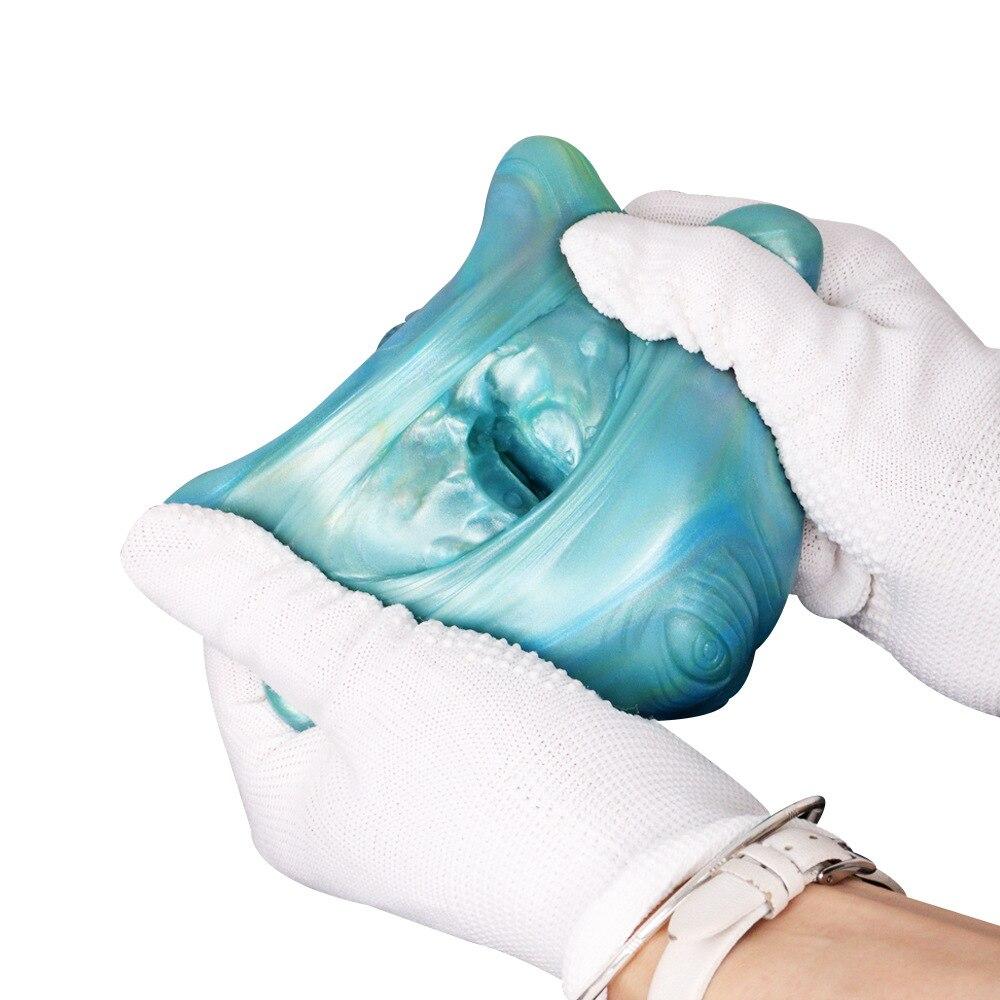 Masturbador masculino de silicona suave, taza de masturbación, juguete sexual para adultos, muñeca Vaginal de bolsillo, máquina sexual Gay para hombres