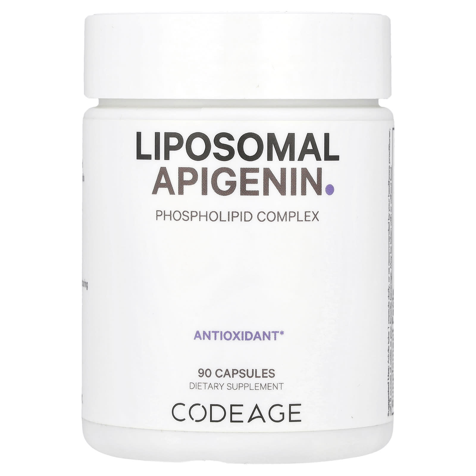 

Liposomal Apigenin, Phospholipid Complex, 50Mg, 90 Capsules