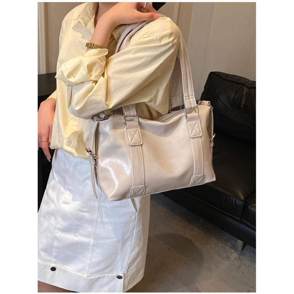 Shoulder Bag Women PU Adjustable Strap Office Daily
