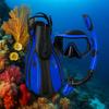 Diving Set Mask With Snorkel Fins For Swimming Sizes 38-42