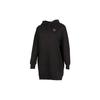 Puma Logo Printed Casual Sports Midi Hooded Dress Women Dresses Black 599165-61
