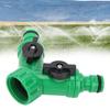 2 Stück G3/4 PNTY DN20 3-Wege Wasserverteiler T-Stück Verbinder Adapter Ventil mit Schaltern Gartengerät