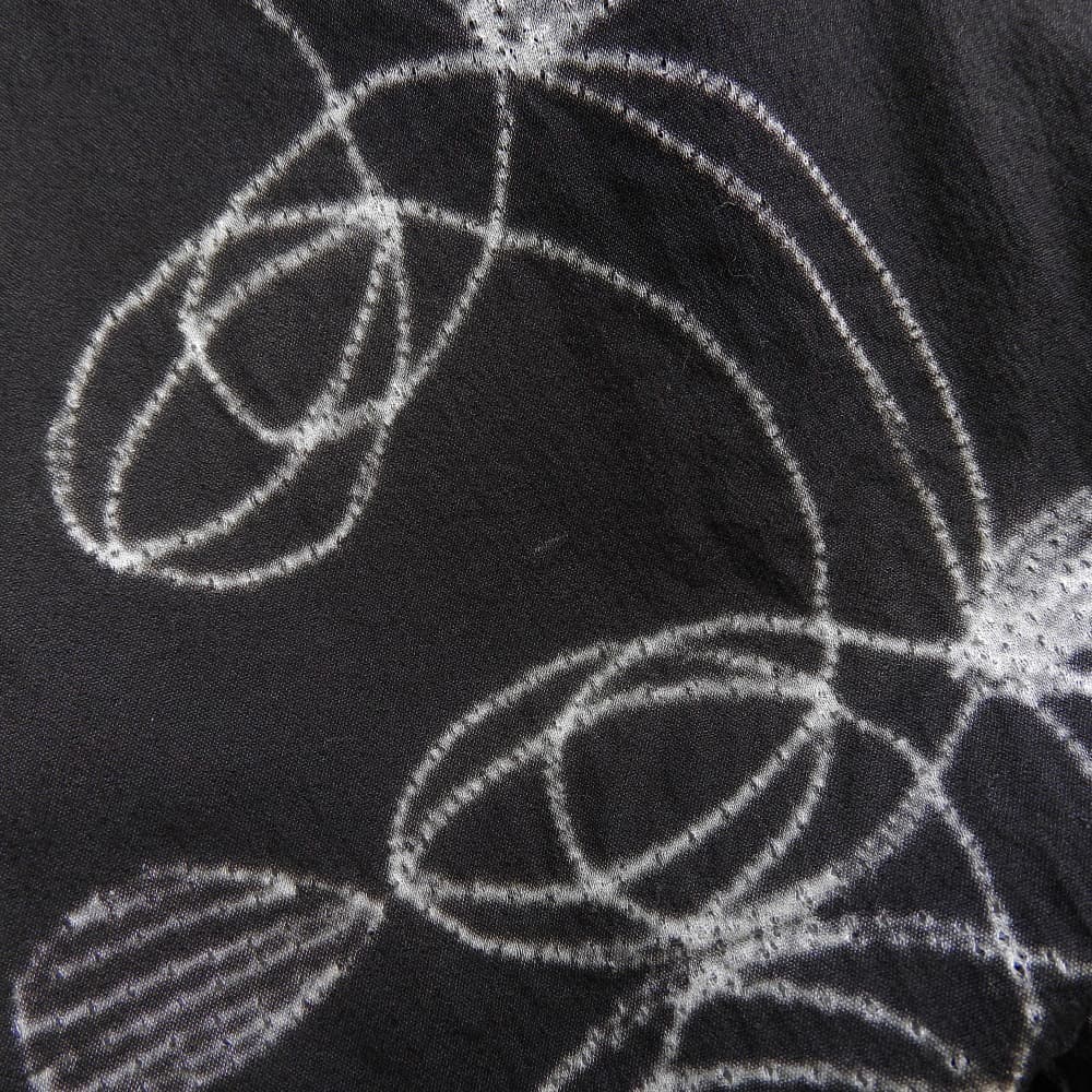 Haat Flower motif half-sleeve dress, women's, black, size 2, HA23FT548 dress 2 blackUsed