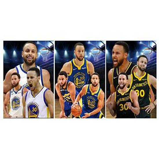 European & American 3D Stereo Sports Poster: Gradient Naked Eye Lenticular Art