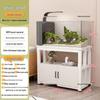 Ultra-Clear Glass Fish Tank with Integrated Stand and No-Change Water System