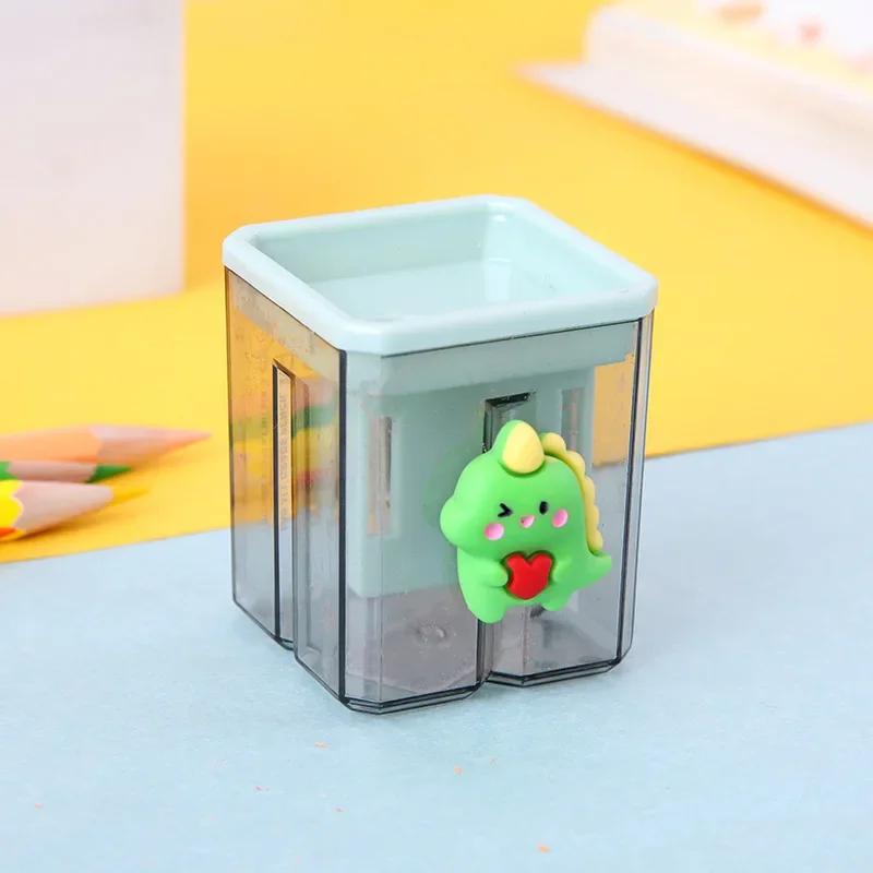Mini sacapuntas lindo lápiz pequeño oso de dibujos animados encantador conejo papelería sacapuntas portátil estudiante Kawaii útiles escolares