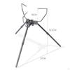 Support Stand Cooking Stand, Stable Windproof Foldable Outdoor Gear for Hiking Accessories,