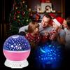 Starry Projector Night Light Rotating Sky Moon Lamp Galaxy Lamps Home Bedroom DecorationStarlight Christmas Lights for Kids Gift