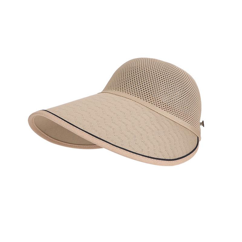 Summer Breathable Sun Hat With Wide Brim For Outdoor Travel And Face Sun Protection