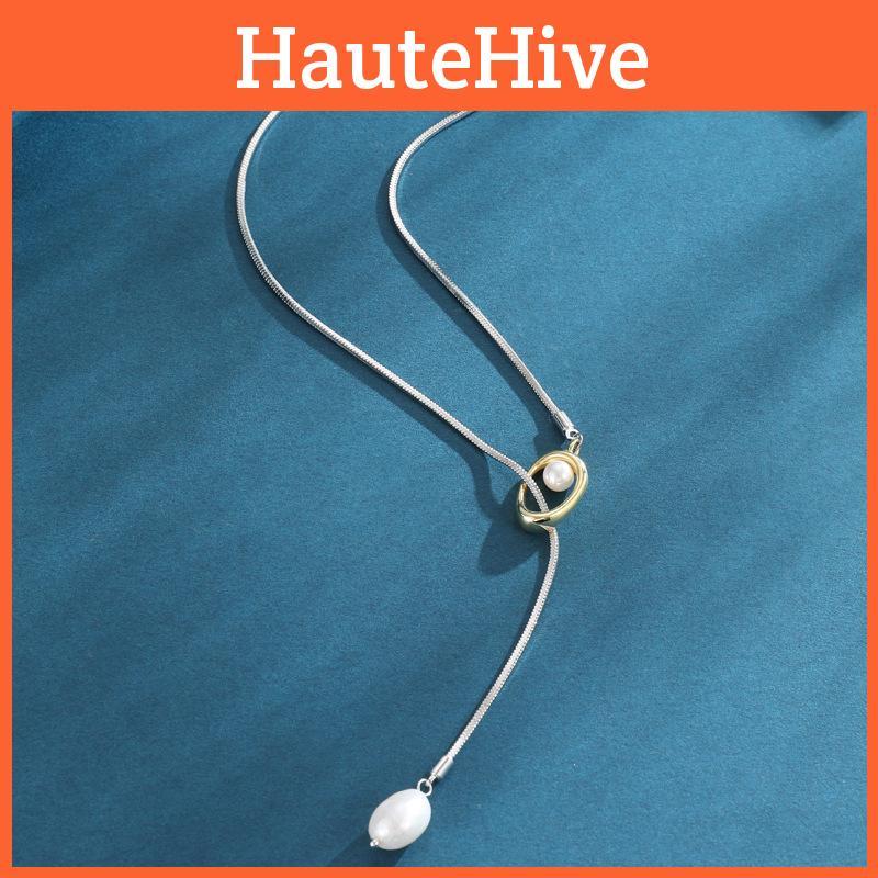 Elegant Pearl Tassel Necklace 2024 New Fashion Sweater Chain High-end Luxury Jewelry