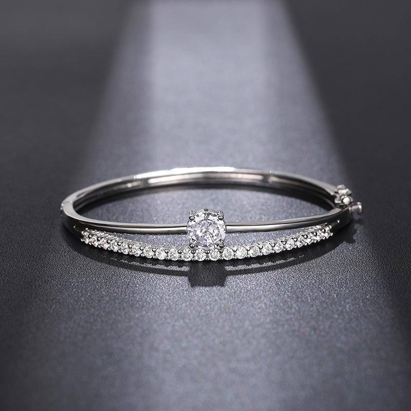 Design Bracelet Lady, Elegant Lady Fashion Geometric Jewelry, Light Luxury Sparkling Jewelry