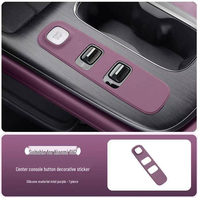 Silicone Non-slip Protective Sticker for Xiaomi SU7 Central Control Panel Interior Accessories