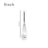 Manual Egg Whisk with Stainless Steel Spring Handle Portable Hand Mixer Egg Beater Small Wire Frother for Whisking Egg Cream