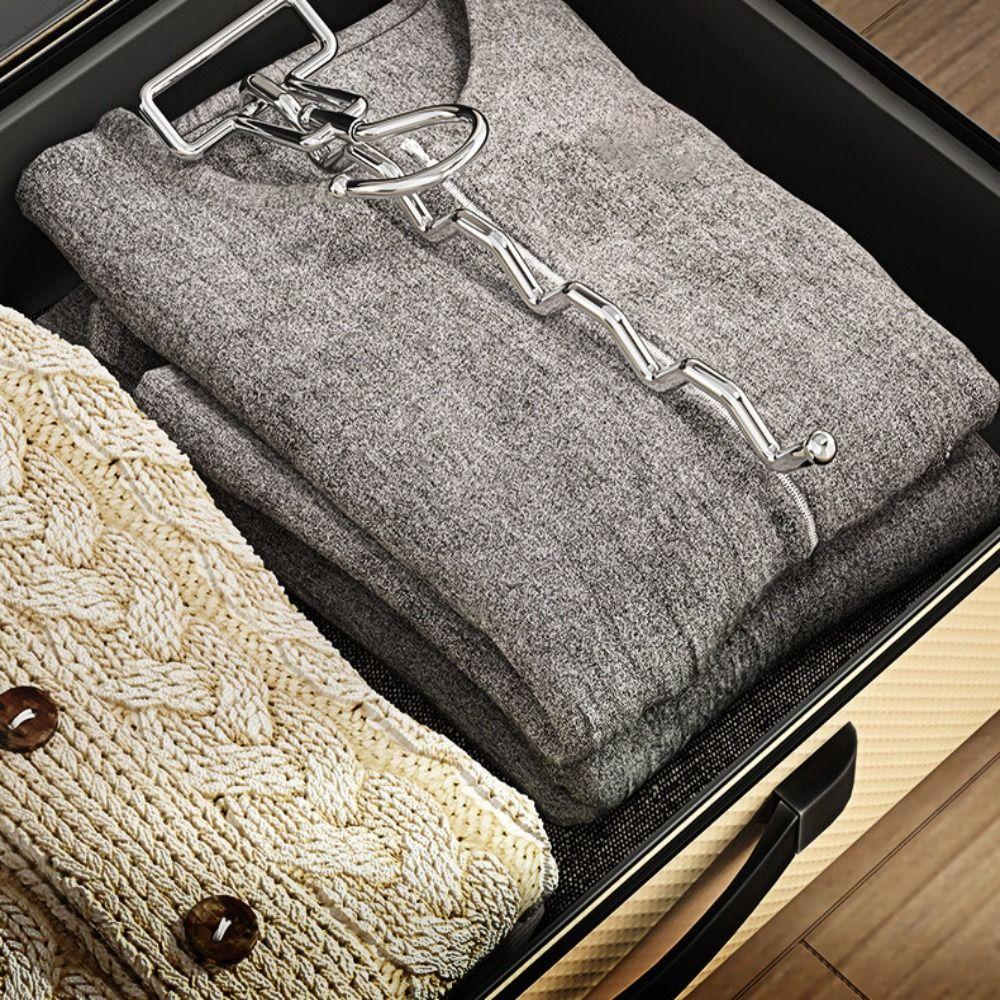 Single Pole Stainless Steel Coat Hanger Portable Simple Clotheshorse Folding Clothes Hanger