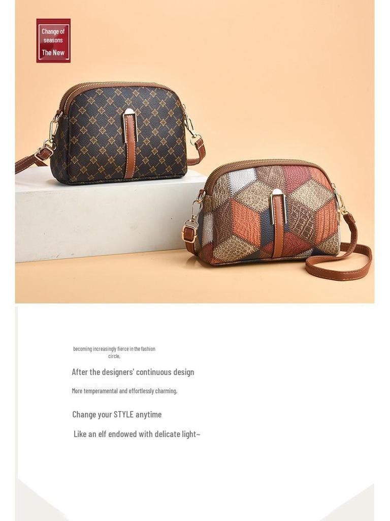 2024 Spring Women's Embroidered Small Crossbody Phone Bag