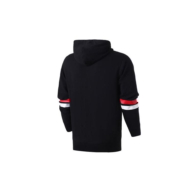 Converse Collegiate Text Pullover Hoodie Asia Sizing 'Black' Men's 10017352-A01
