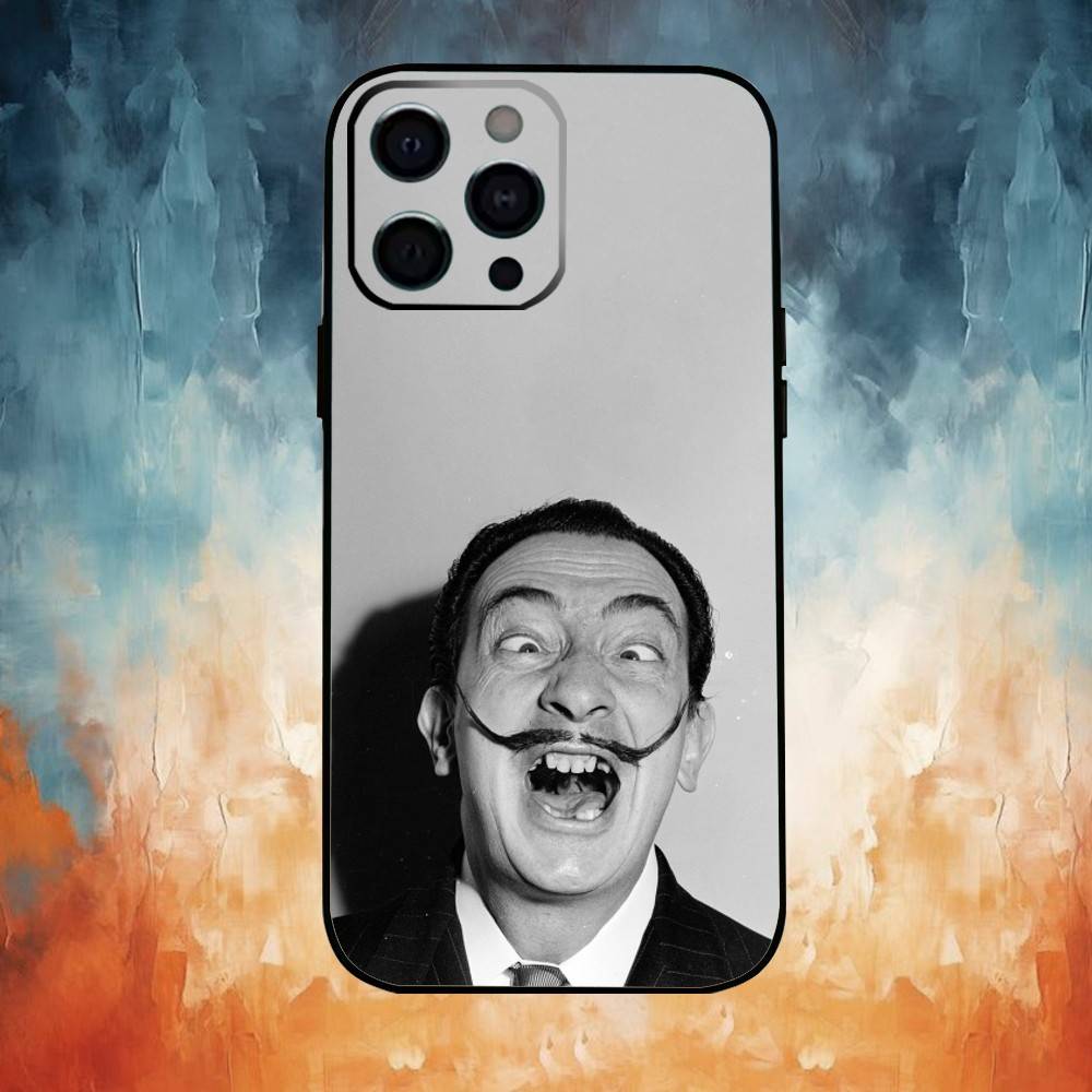 Salvador Dali Kunst Handyhülle Für iPhone 17,16,15,14,13,12,11 Plus,Pro,Max,XS Silikon Weiche Hülle
