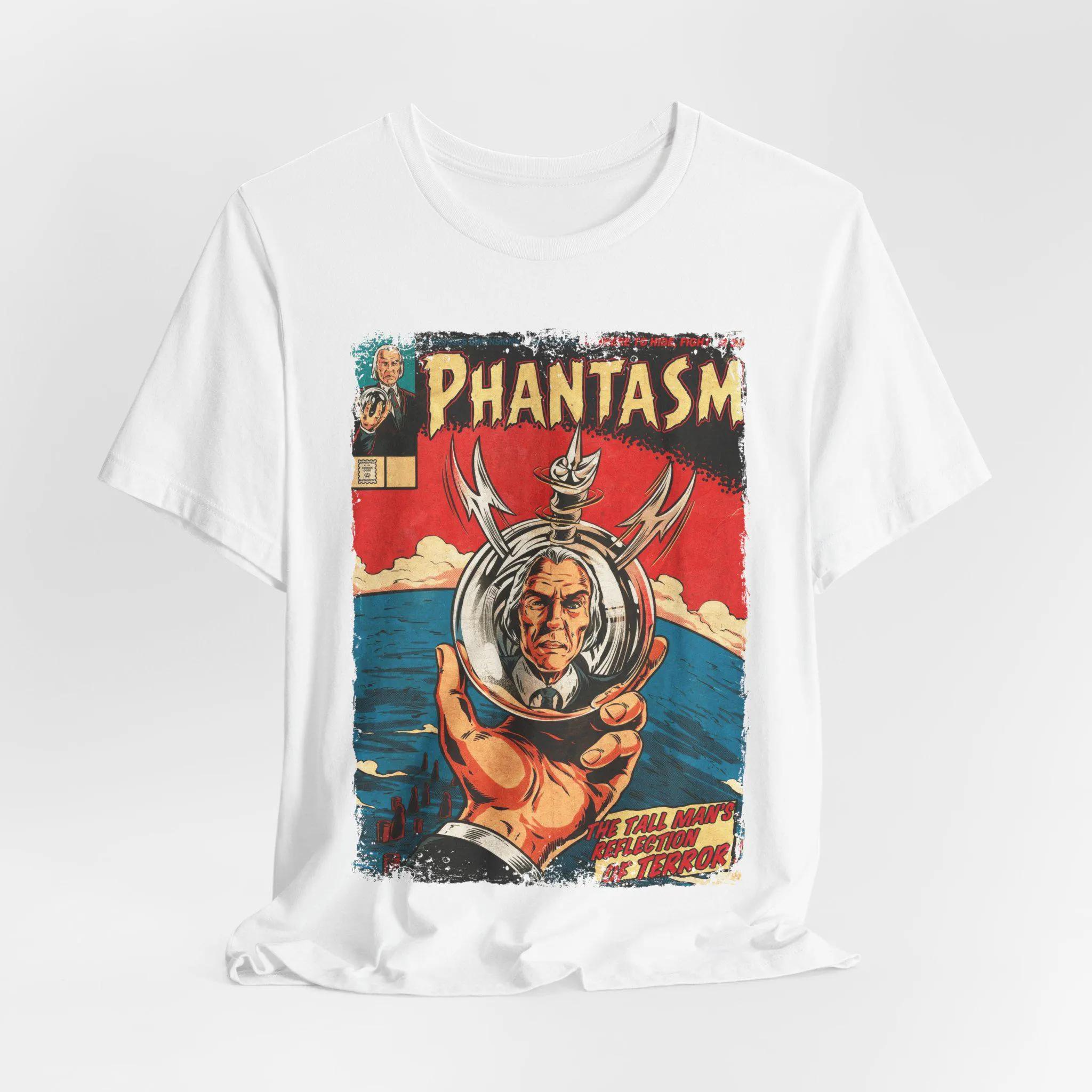 

Phantasm Movie Tshirt Vintage Horror Graphic Tee Summer Unisexs and Womens Loose and Breathable Tshirt Top 4XL