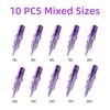 Purple Integrated Tattoo Needle, Cutting Thread and Fogging 20 Pcs Tattoo Tattoo Tattoo Embroidery, Blue Crescent Moon, Purple Needle Tattoo Equipment