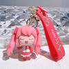 1 Pezzo Portachiavi Action Figure Cartone Animato Hatsune Miku Rosa Miku Ragazze Musica Elettronica Cantante Virtuale Modello Pvc Collezione Giocattolo per Bambini