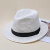 New handmade hook hollow needle jazz hat vacation travel spring and summer sunshade sunscreen top hat sun hat