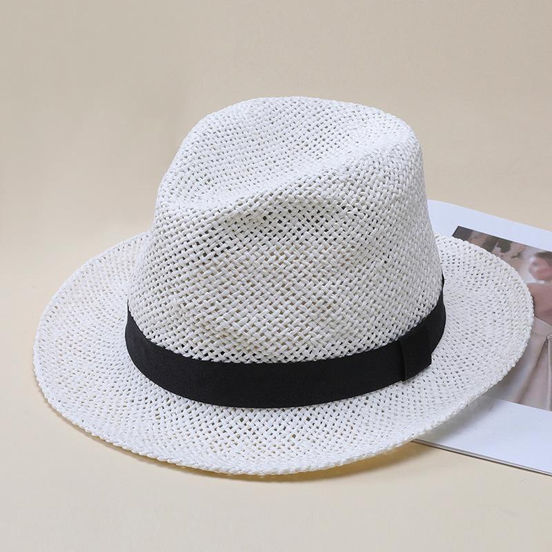 New handmade hook hollow needle jazz hat vacation travel spring and summer sunshade sunscreen top hat sun hat