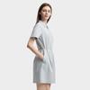 FILA White Contact Cool Simple Fashion Drawstring Short Sleeve Dress Women dresses Gray F11W623316FGY