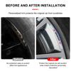 4Pcs Auto Wheel Hub Badge Tire Rim 3D Stickers Car Accessories For Honda Civic XR-V HR-V City Accord Odyssey Spirior CRV Jazz