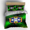 Brazil Football Crest Pattern. Bedding Sets Duvet Cover Sets Duvet Covers Pillowcases(1 * Duvet Cover 2 * Pillowcases, Without Duvet Insert)