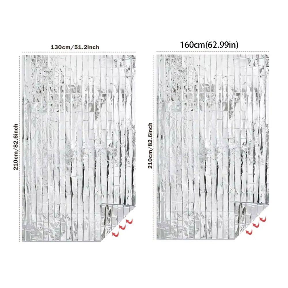 Emergency Kit Windproof Thermal Blanket Portable Waterproof Foil Blanket Lightweight PET Foil Space Blanket Outdoor Survival