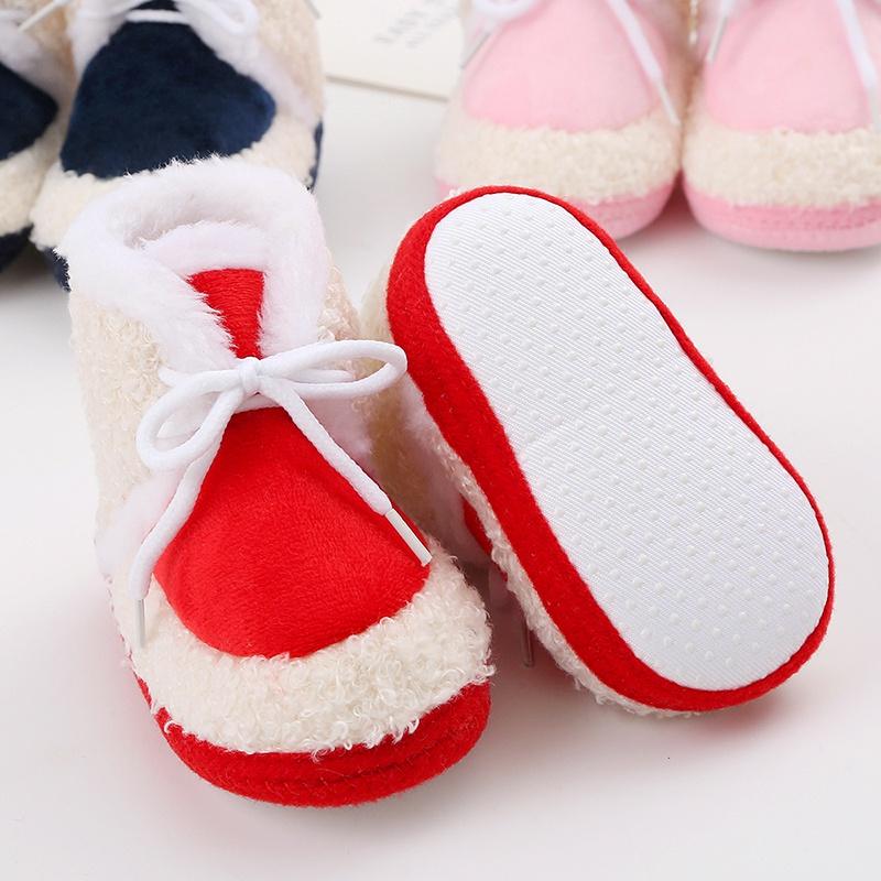 Kleinkind Baby Winter warme Plüsch Schneestiefel süße weiche Schuhe