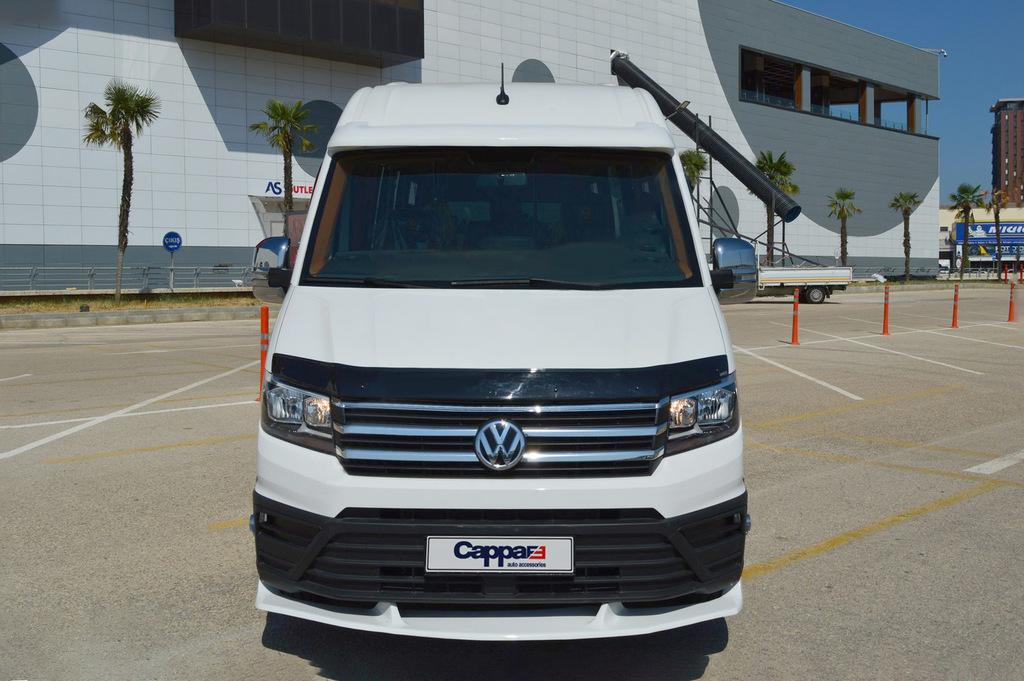 Дефлектор капота (EuroCap) для Volkswagen Crafter 2016- гг