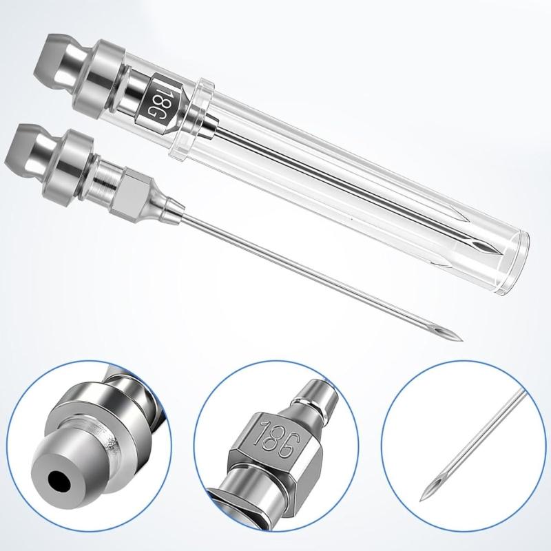 Greases Needle Attachment Set High Pressure Needle Grease Nozzle for Efficient Automotive And Factory Equipment