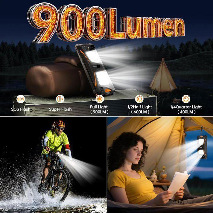 Robustes Smartphone OUKITEL G5 16GB+256GB 6" HD+ Bildschirm 6300mAh Unzerbrechliches Telefon Android14 Dural SIM 4G/NFC/IP68/IP69K Grün