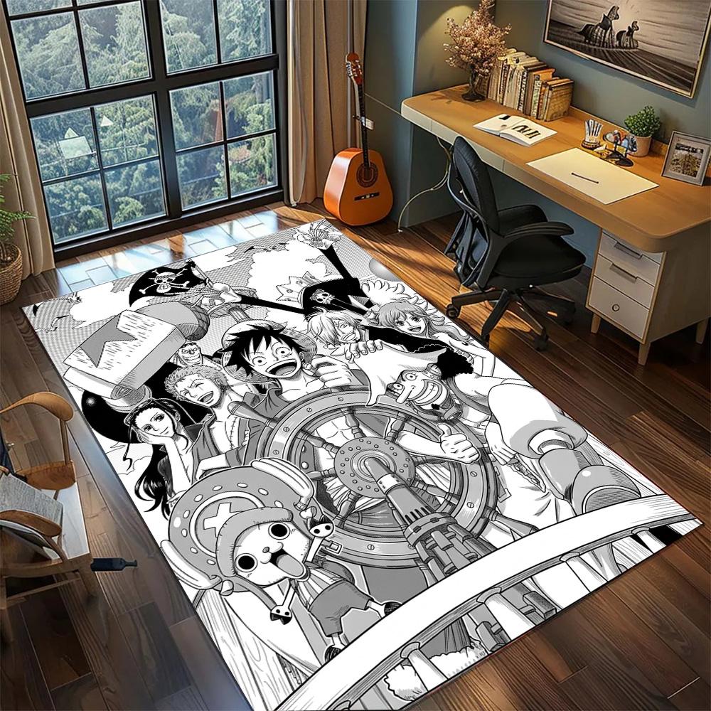 One Piece!Rug Carpet Large Area Rug Non Slip Washable Floor Mat Gamer Room Bedroom Home Decor