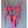 Moda 14 Colori Allacciato Bikini Costume da Bagno Femminile Costume da Bagno Donna Set Bikini Due Pezzi Leopardo Brasiliano Bather Costume da Bagno