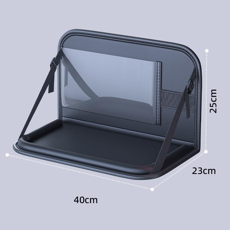 Car Backseat Foldable Table Tray Organizer Car Seat Back Tablet Cup Phone Holder with Touch Screen Interior Car Accessories