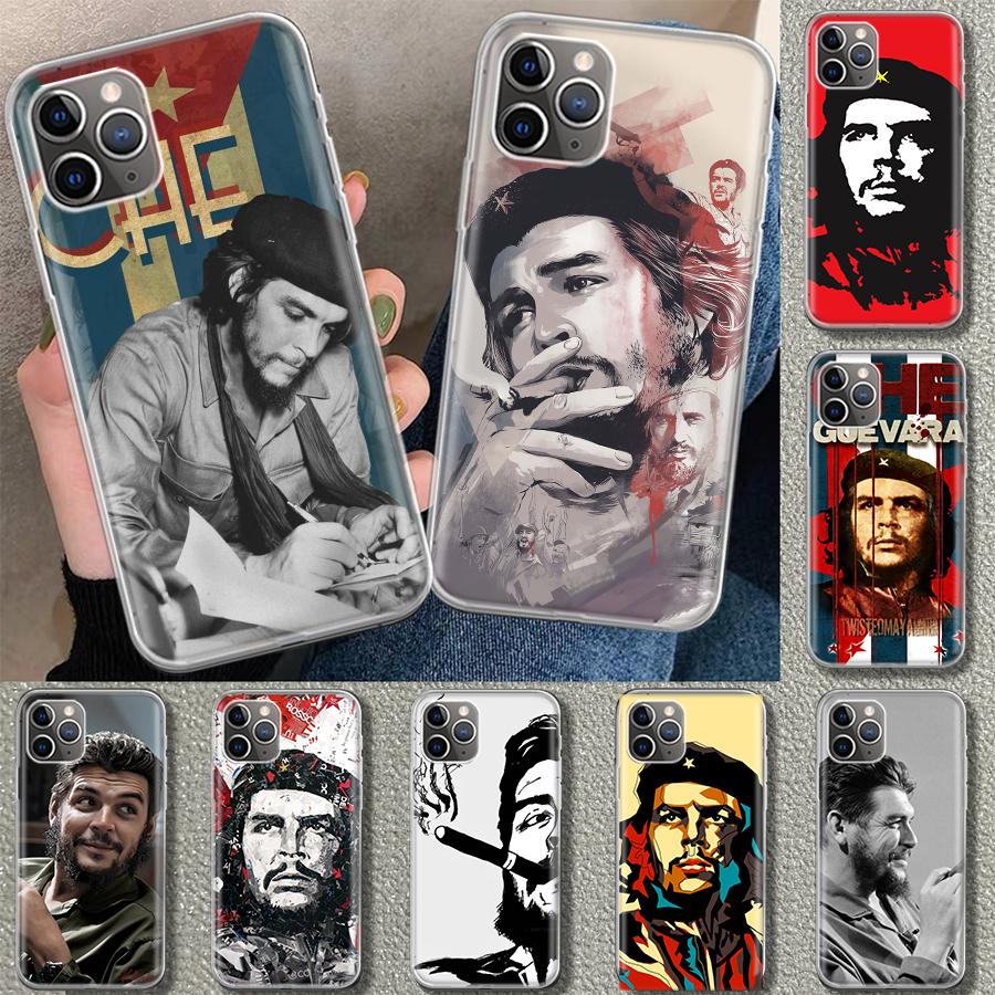 Che Guevara Cigarett Phone Case Cover for iPhone 11 12 13 Mini 14 15 Plus 16 Pro Max 17 Air 7 8 + SE Art Customized Fundas 11 12