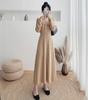 Spring & Autumn 2024 Slim Fit Knitted Midi Sweater Dress