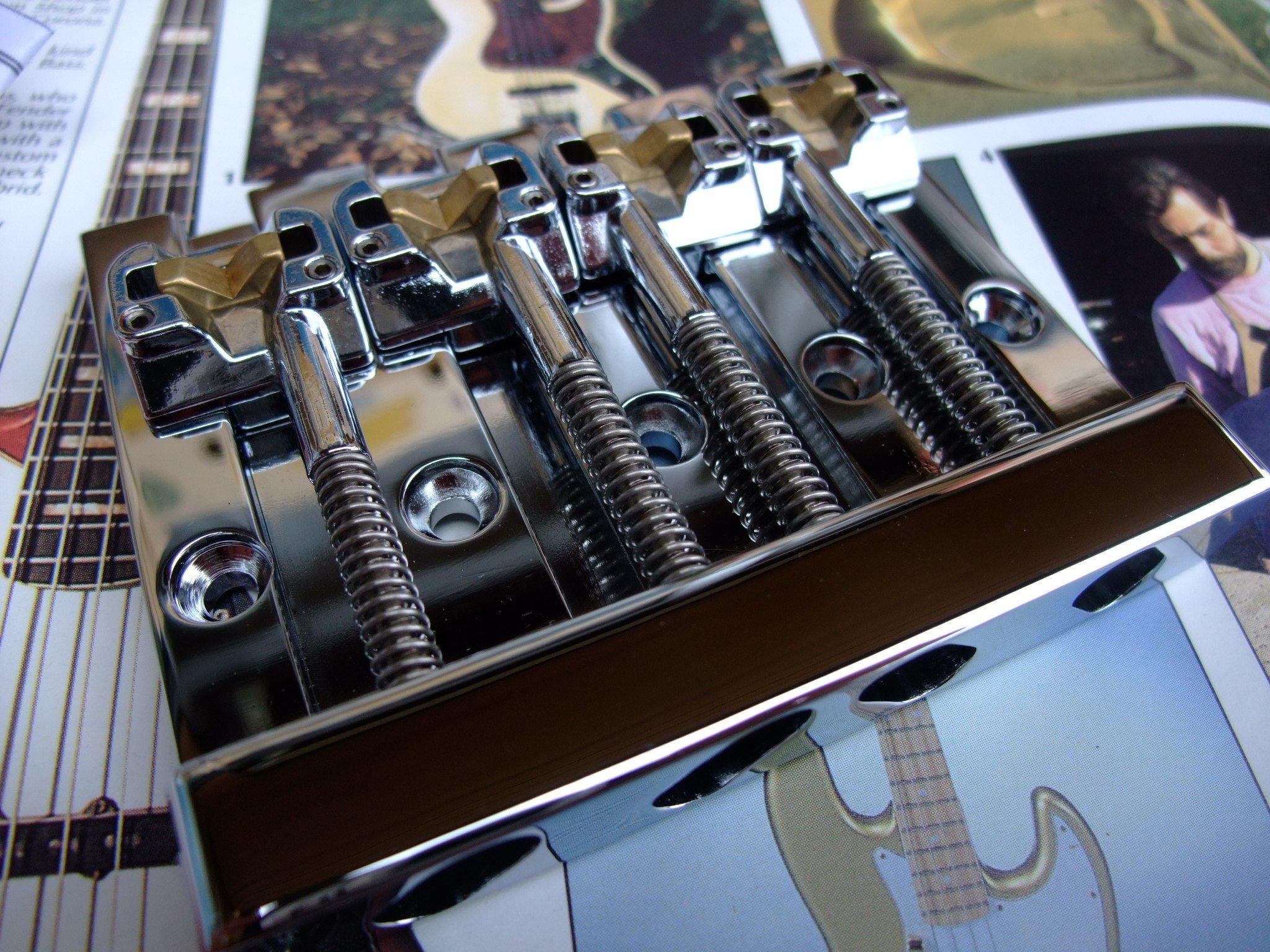 HIPSHOT Bass Bridge KICKASS for Chrome C [Authentic] 4-string, BR/KICKASS